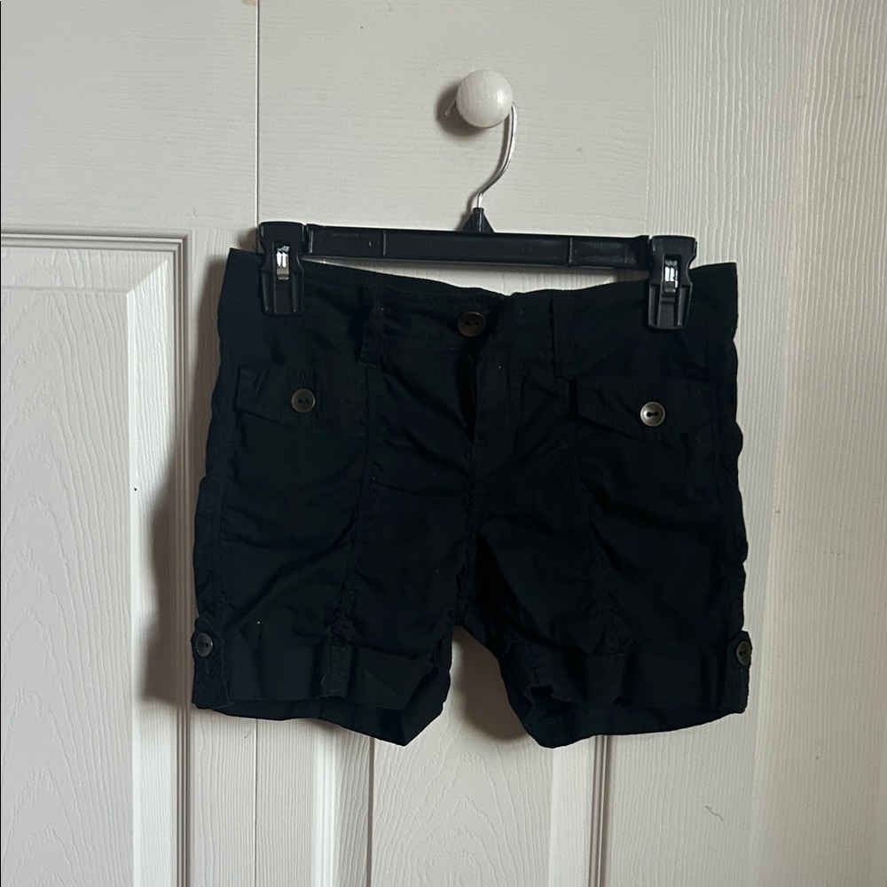 No Boundaries Black Women’s Cargo Shorts